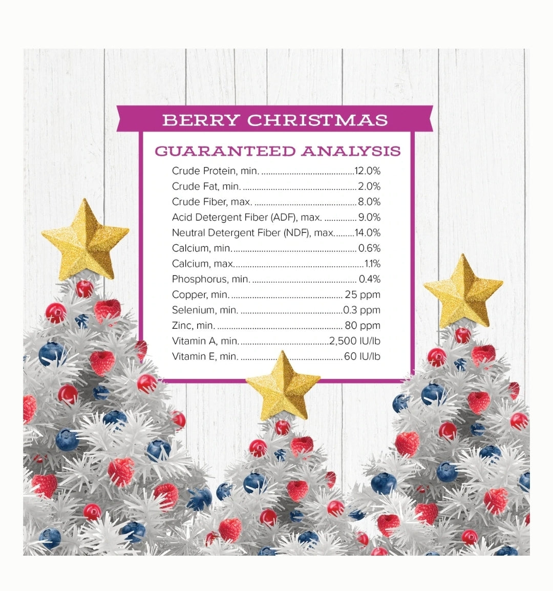 Kent / Blue Seal Rounders Horse Treats (Berry Christmas)