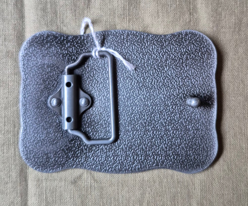 "Cowgirl Up" Square Belt Buckle