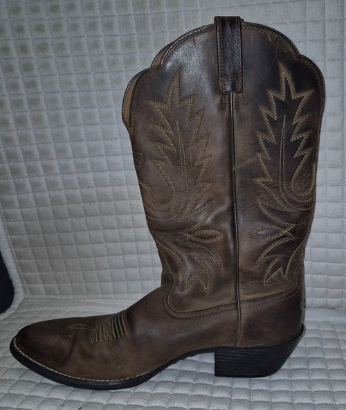 Ariat (women's) Heritage R Toe Western Boots