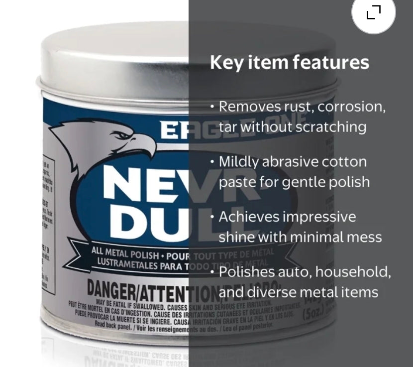 Eagle One Nevr-Dull All Metal Wadding Polish - 5 OZ