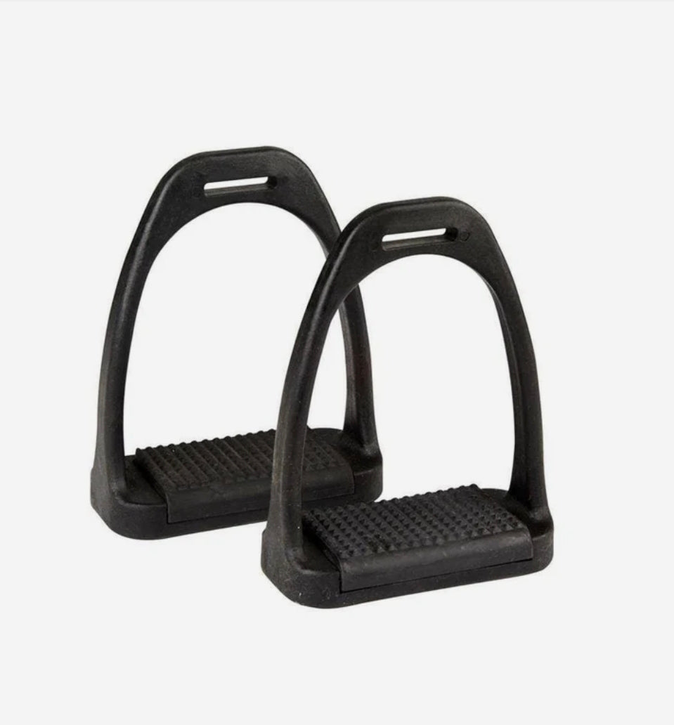 Korsteel Polymer Stirrup Irons with Coloured Treads