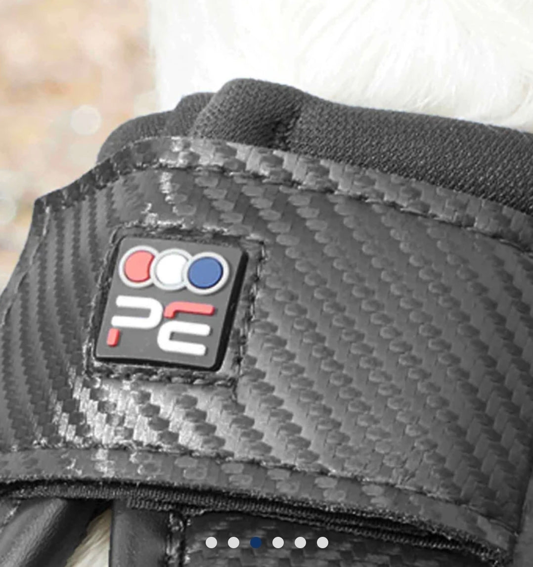 Premier Equine Carbon Tech Kevlar No-Turn Over Reach Boots