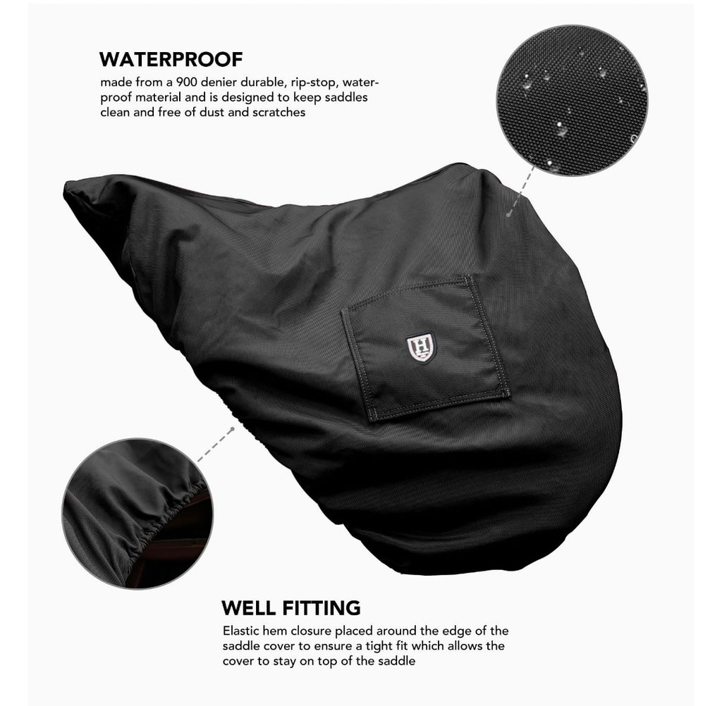 Harrison Howard Premium Waterproof/Breathable Fleece-Lined Saddle Cover