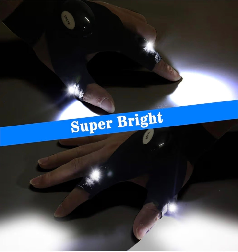 LED Flashlight Gloves (Men's)