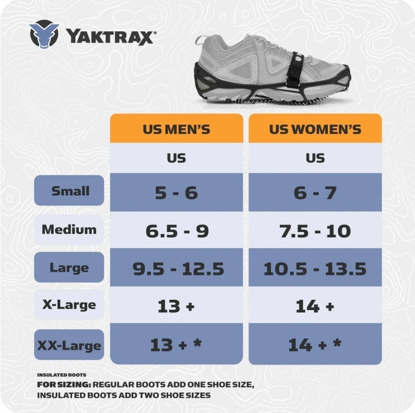 Yaktrax Pro Plus Traction Cleats