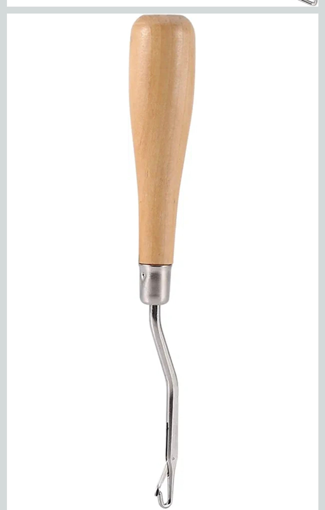 Wooden handle Latch Hook Puller Tool