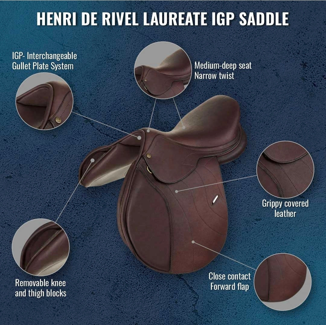 Henri De Rivel Laureate IGP Saddle