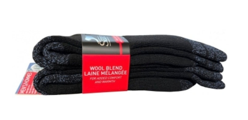 Slazenger 2 pack Men's Thermal Wool Blend Socks - Banded Top