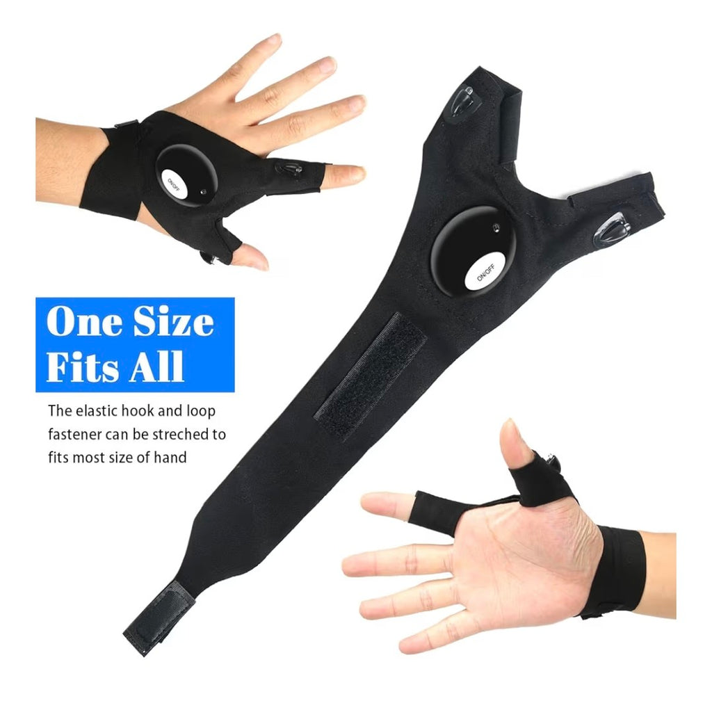 LED Flashlight Gloves (Men's)