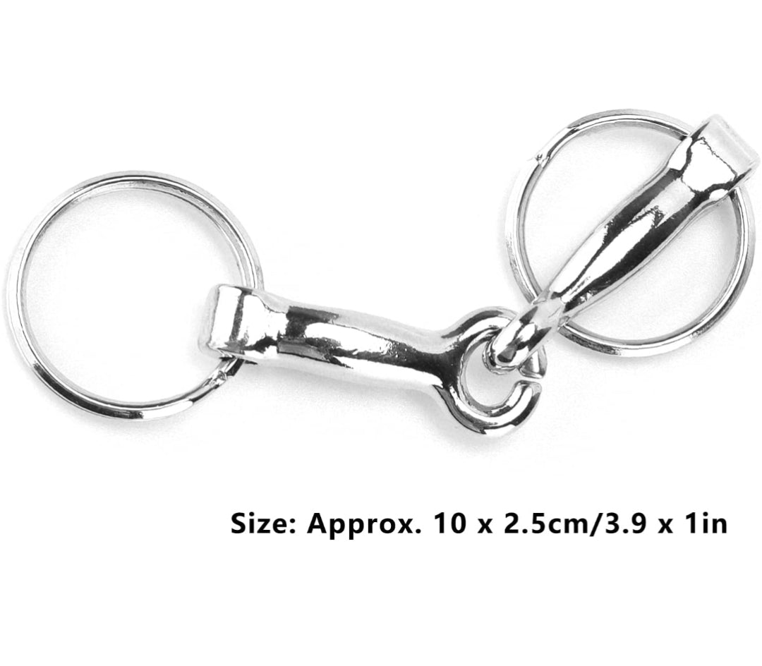 Loose Ring Snaffle Bit Keychain