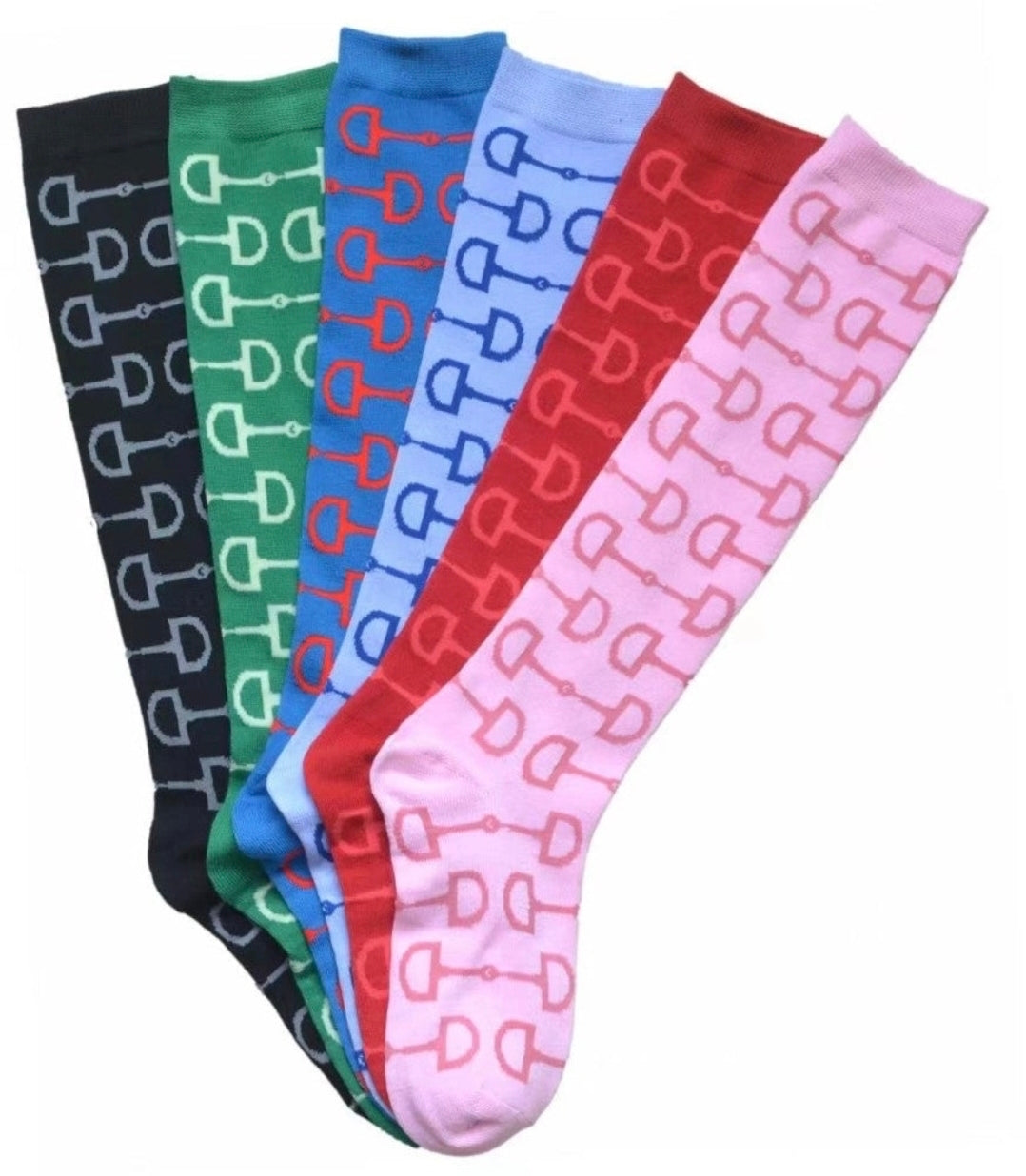 AWST Int'l Snaffle Bits Knee Socks