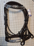 Pro-Trainer by Intrepid Snaffle Bridle with reins