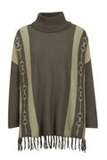 EQL By Kerrits Turtleneck Poncho Sweater (Women's) NWT